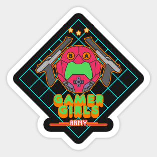 GAMER GIRLS ARMY Sticker